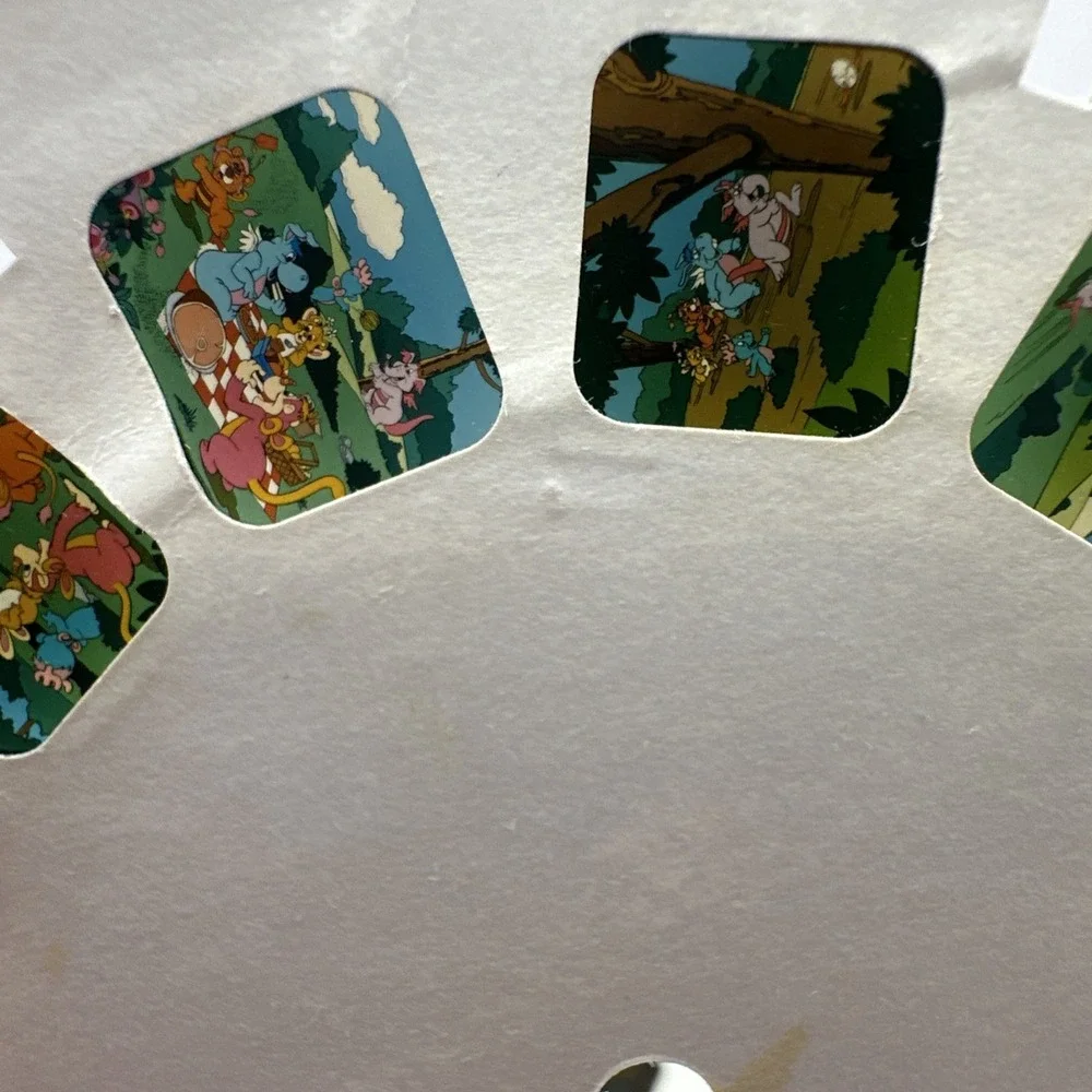 Vintage 1985 Wuzzles View Master 3 Reel Set 1054 Hasbro Sawyer Rare